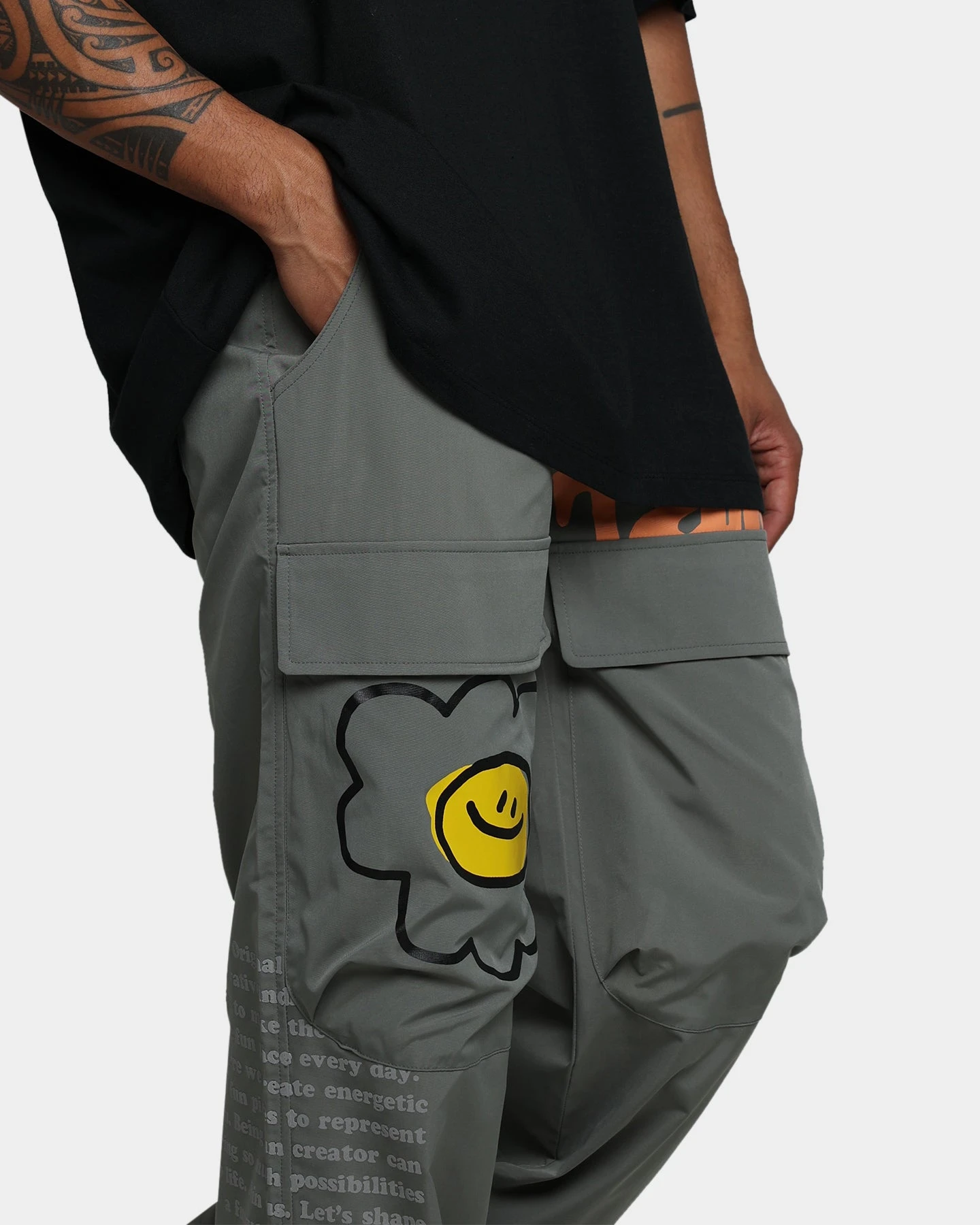 Taka Original Cargo Trousers Khaki Green - Image 5