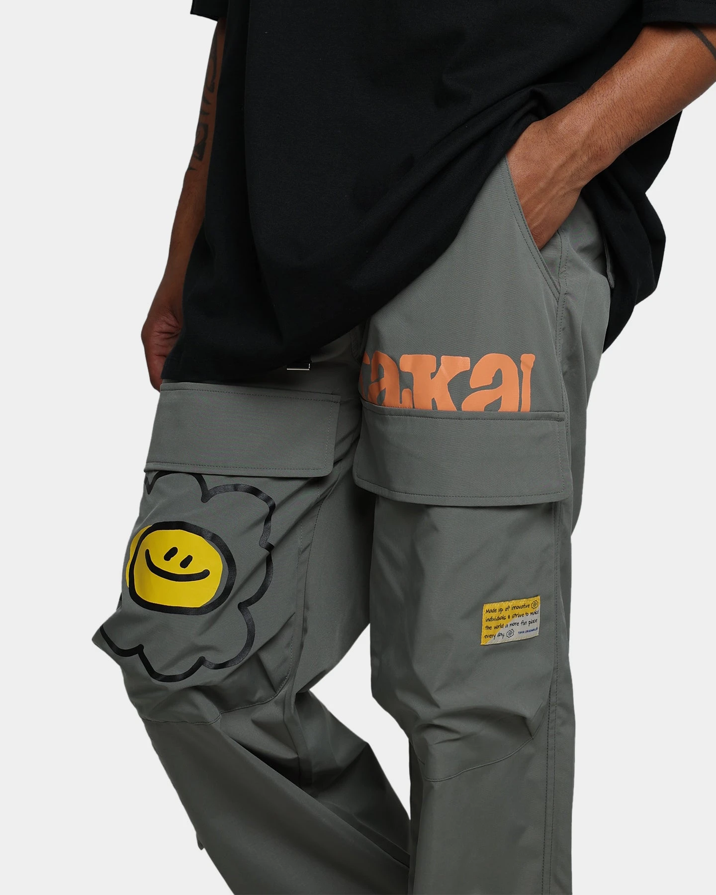 Taka Original Cargo Trousers Khaki Green - Image 6