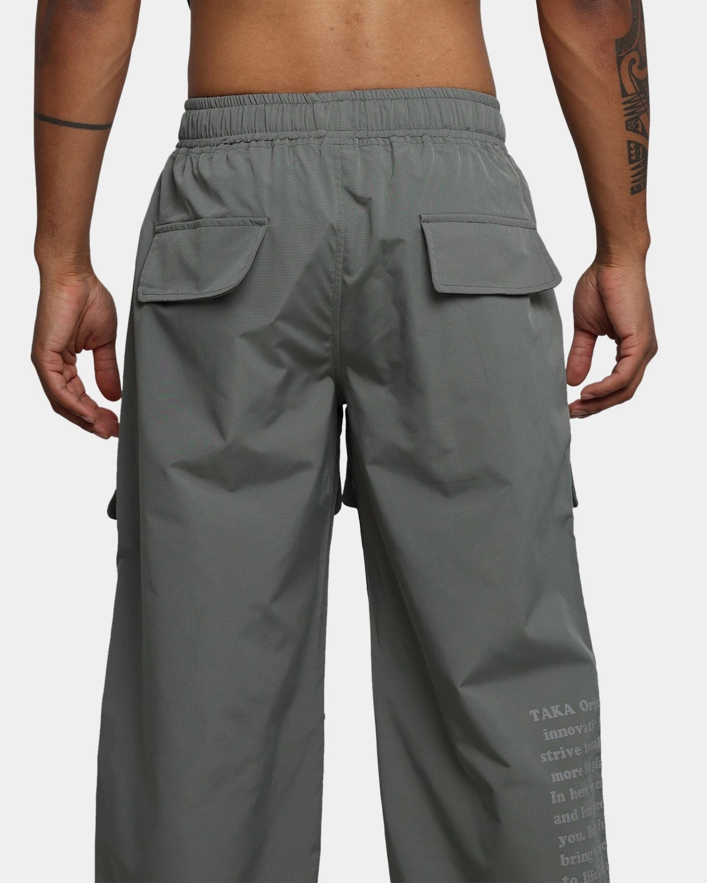 Taka Original Cargo Trousers Khaki Green - Image 8