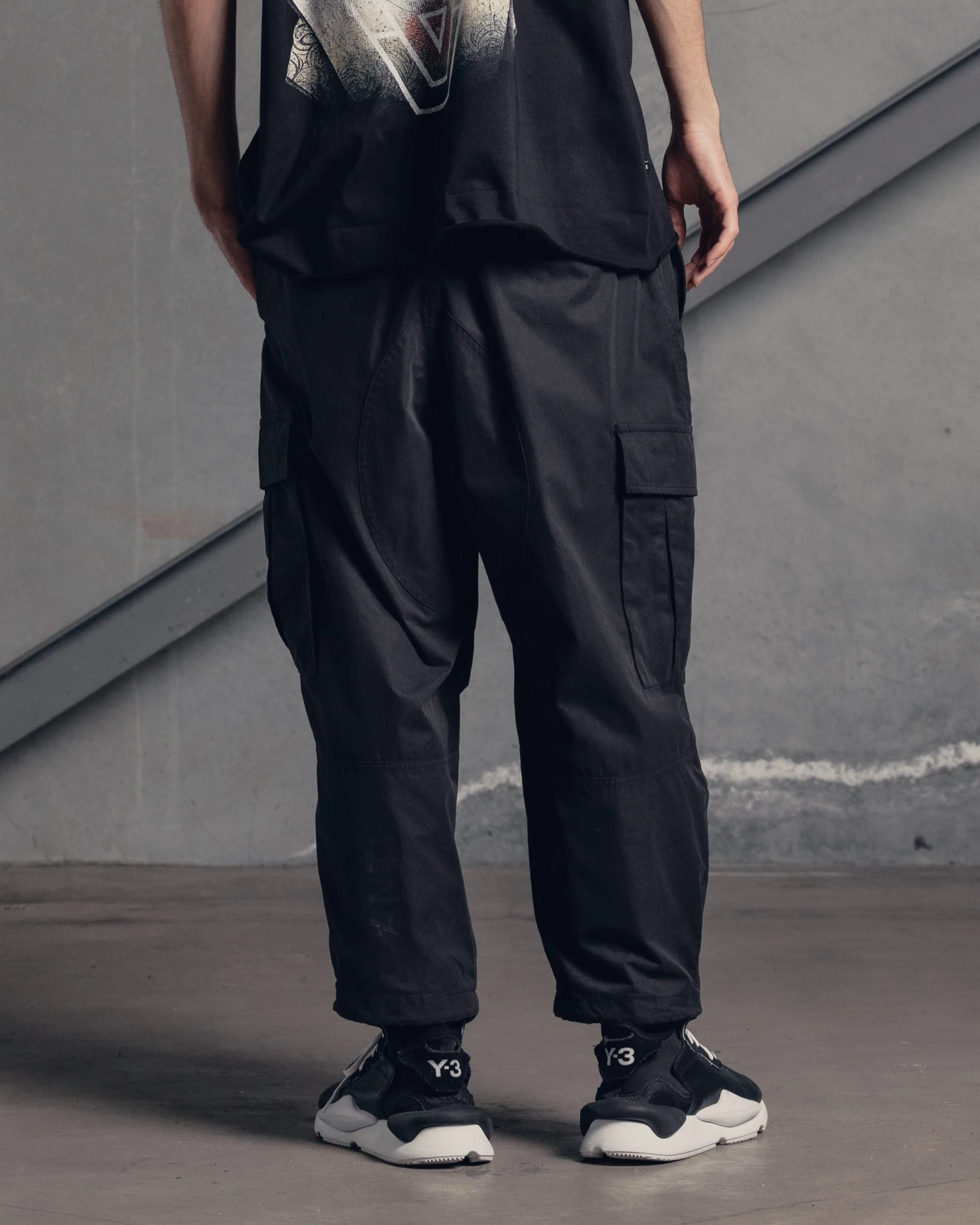 The Anti Order Buffalo Cargo Joggers Black - Image 5