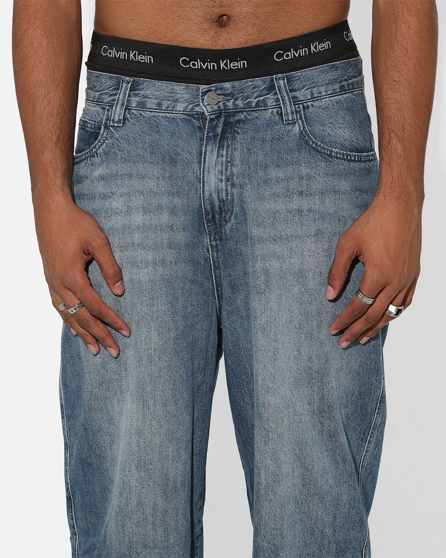 Saint Morta Ultra Sonic Baggy Jeans Vintage Blue - Image 7