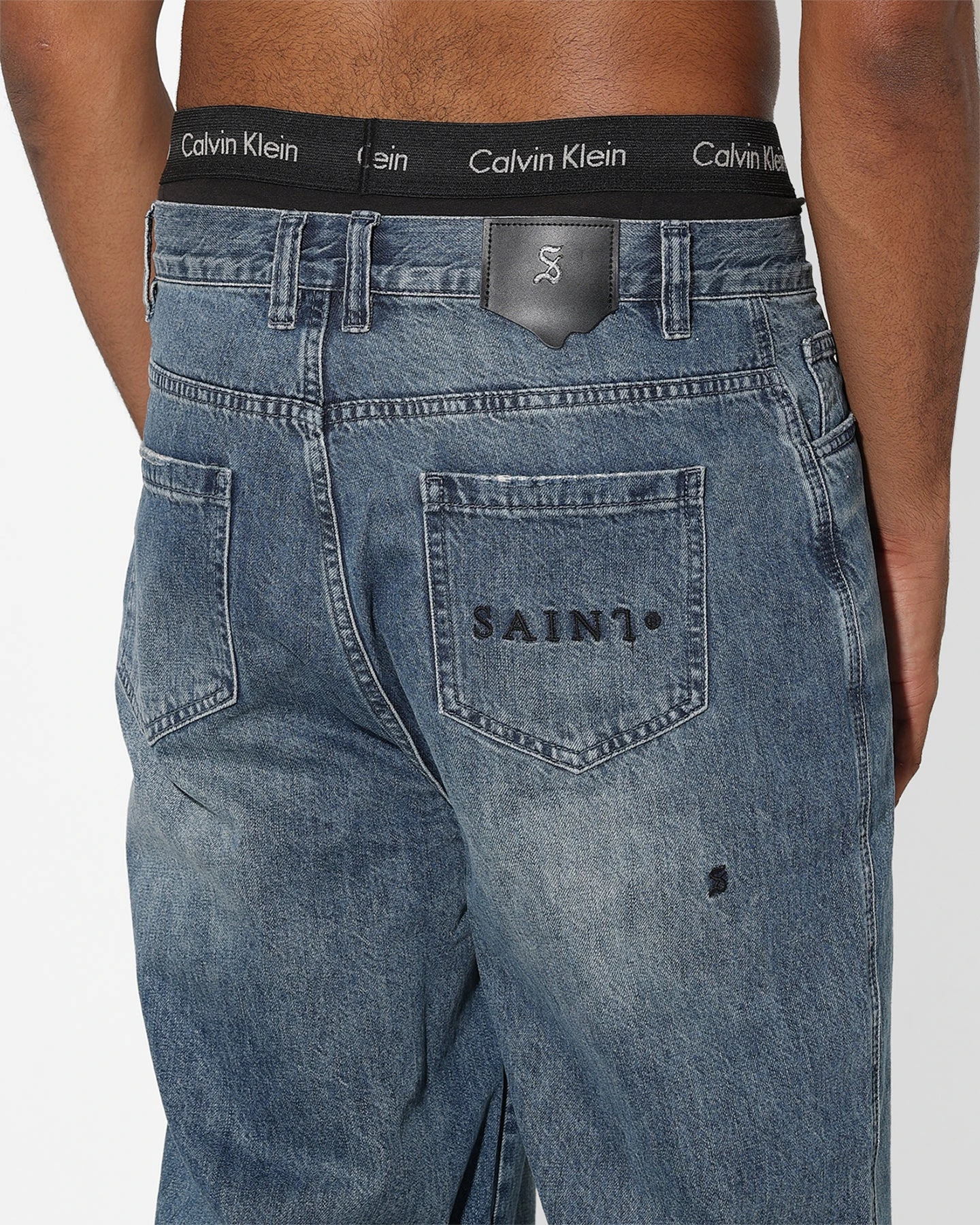 Saint Morta Ultra Sonic Baggy Jeans Vintage Blue - Image 8