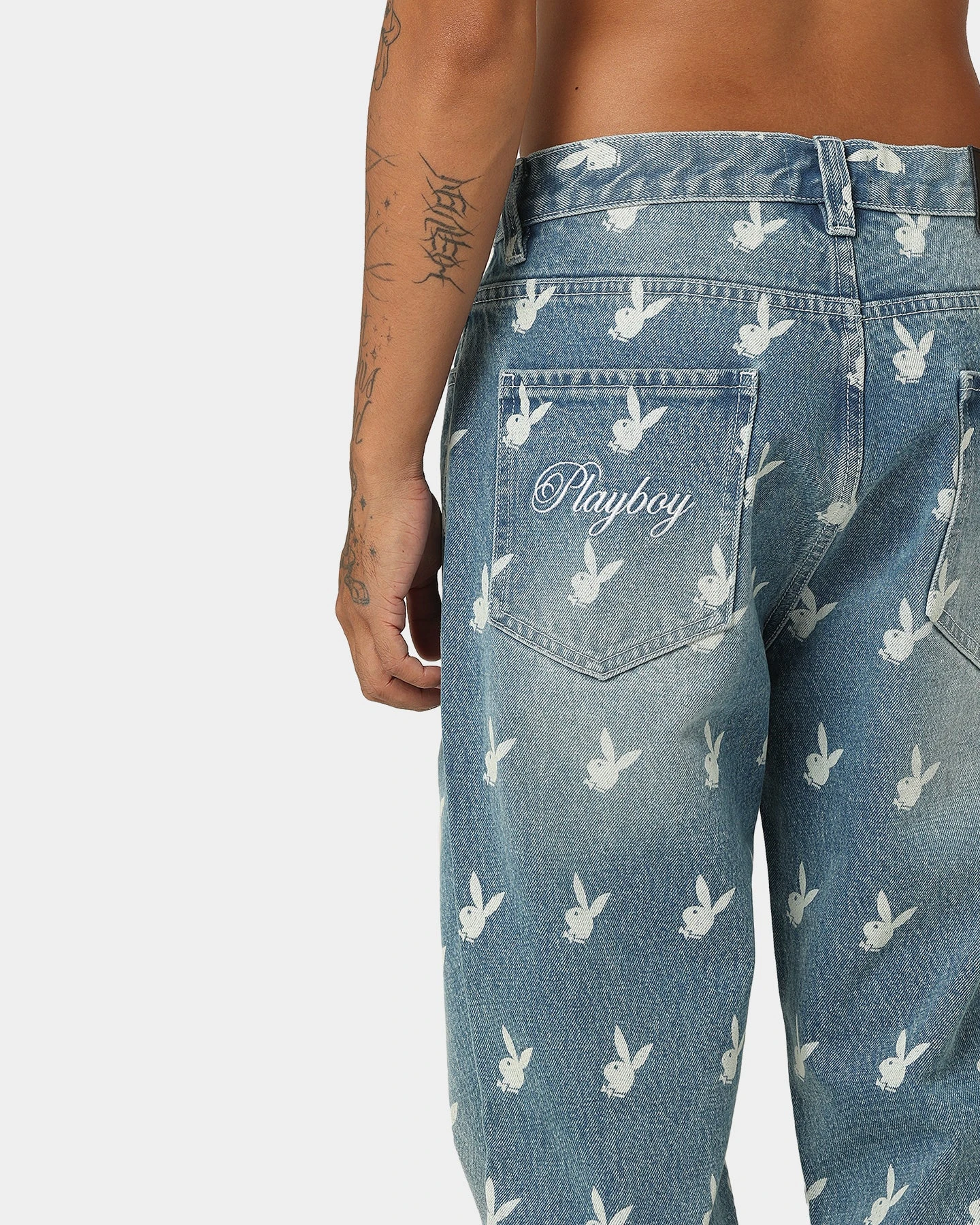 Playboy By CK Players Denim Jeans Vintage Blue - Image 5