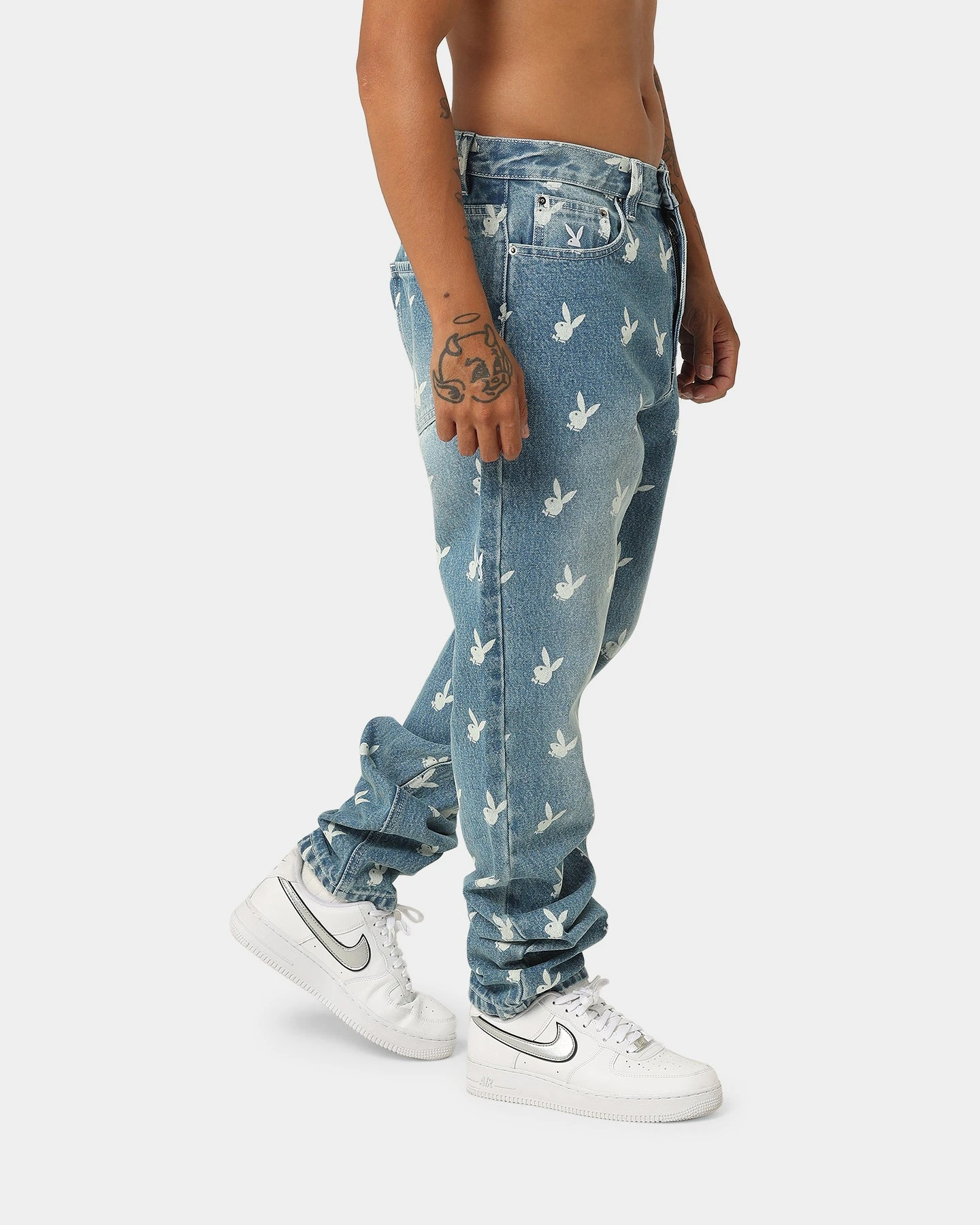 Playboy By CK Players Denim Jeans Vintage Blue - Image 6