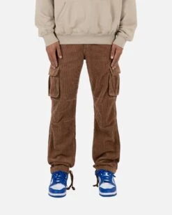 MNML Vintage Corduroy Cargo Pants Brown