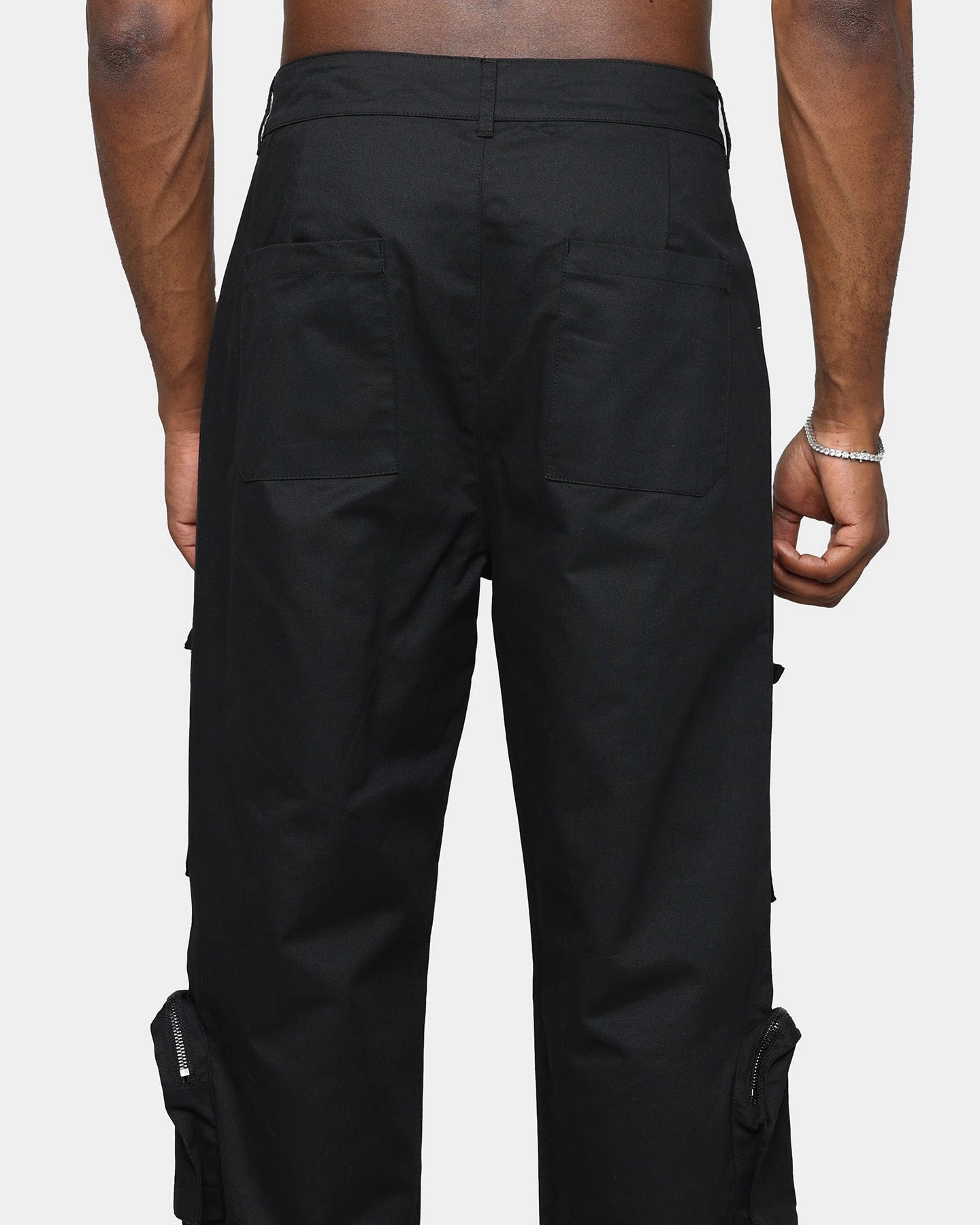 XXIII Henry Zip Cargo Pants Black - Image 8