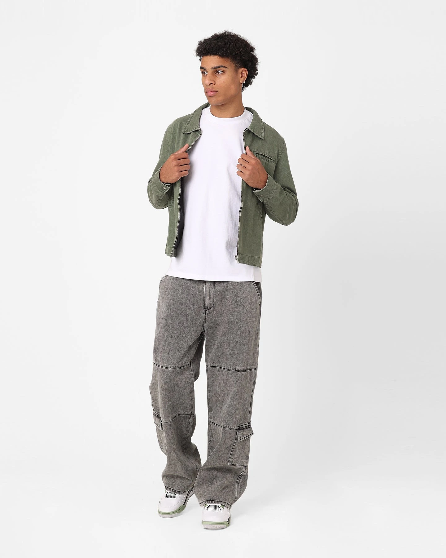 XXIII Jante Acid Wash Jeans Grey - Image 2