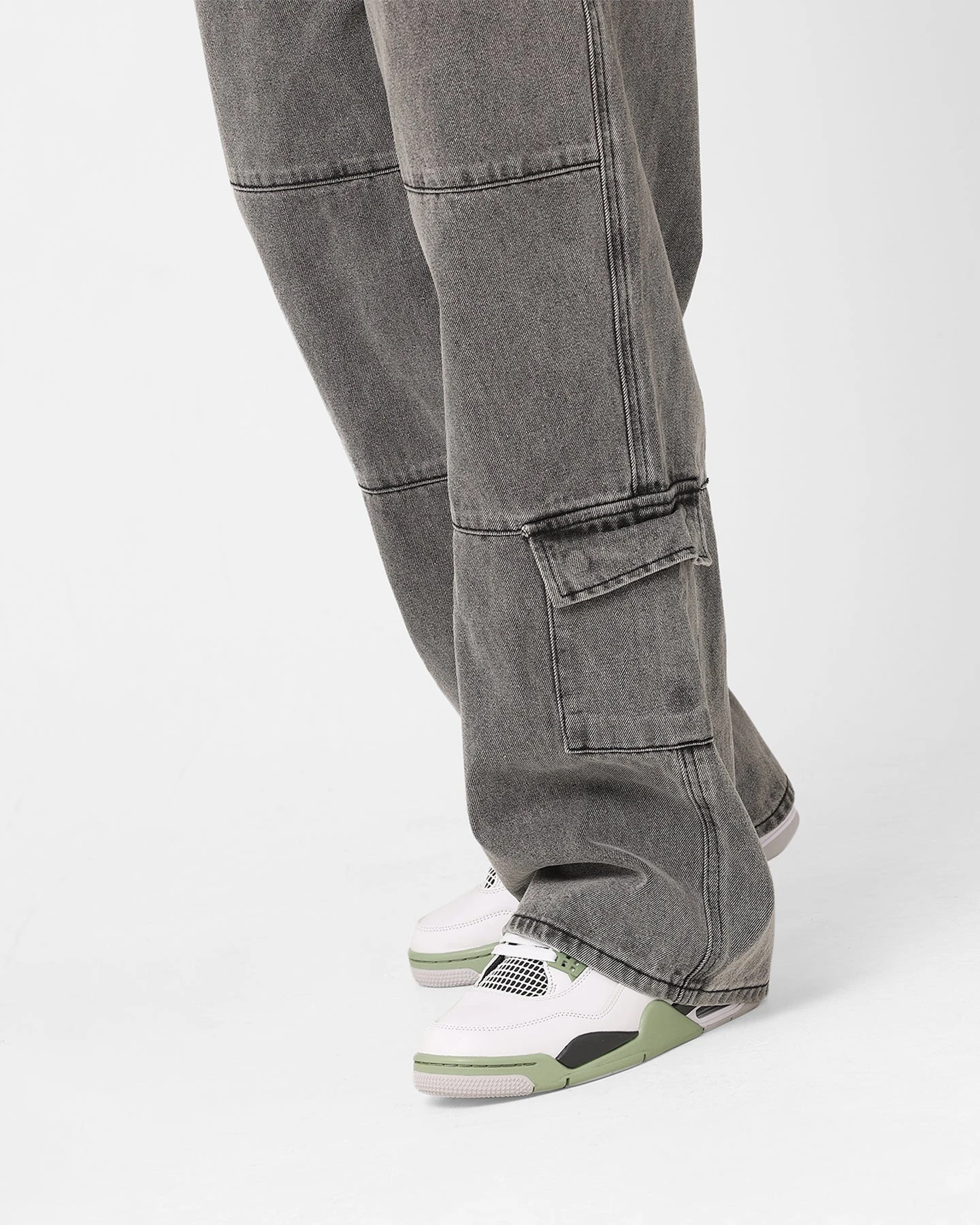 XXIII Jante Acid Wash Jeans Grey - Image 4