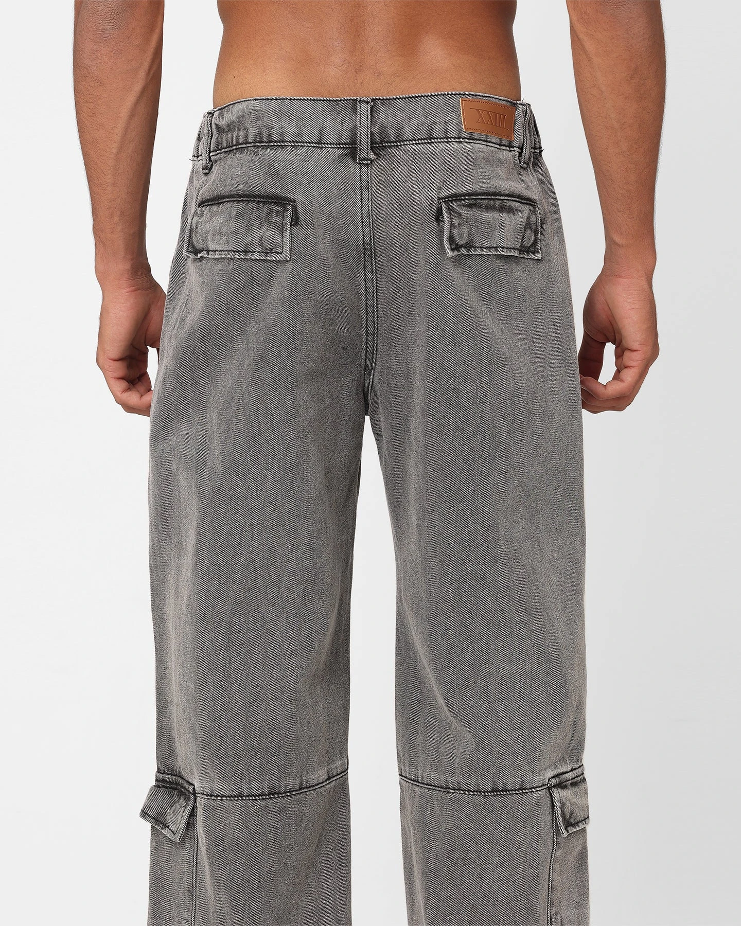 XXIII Jante Acid Wash Jeans Grey - Image 8