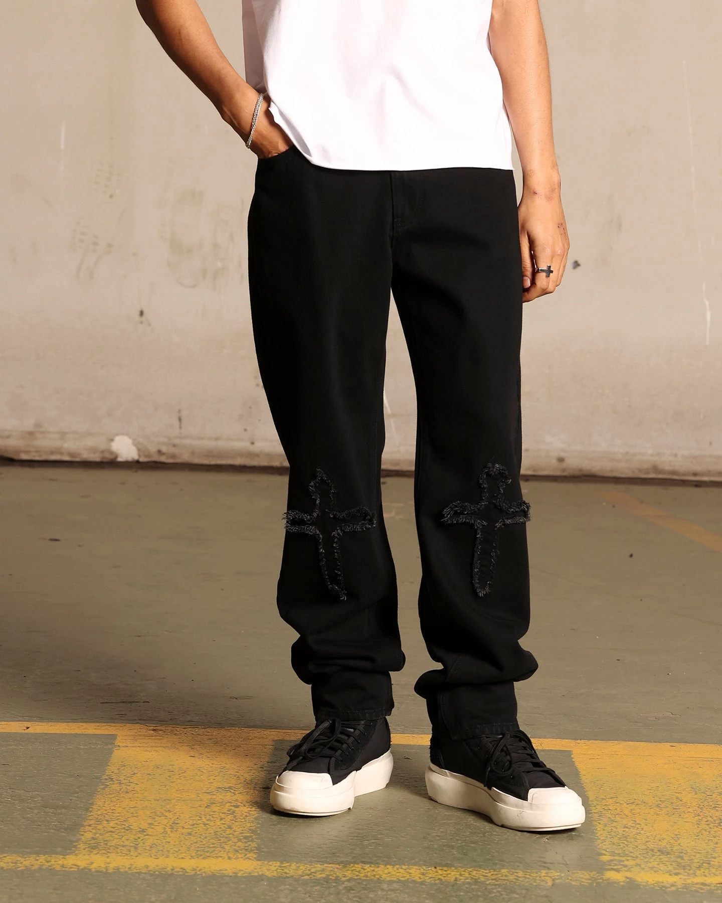 Saint Morta Muerte Jeans Black - Image 3