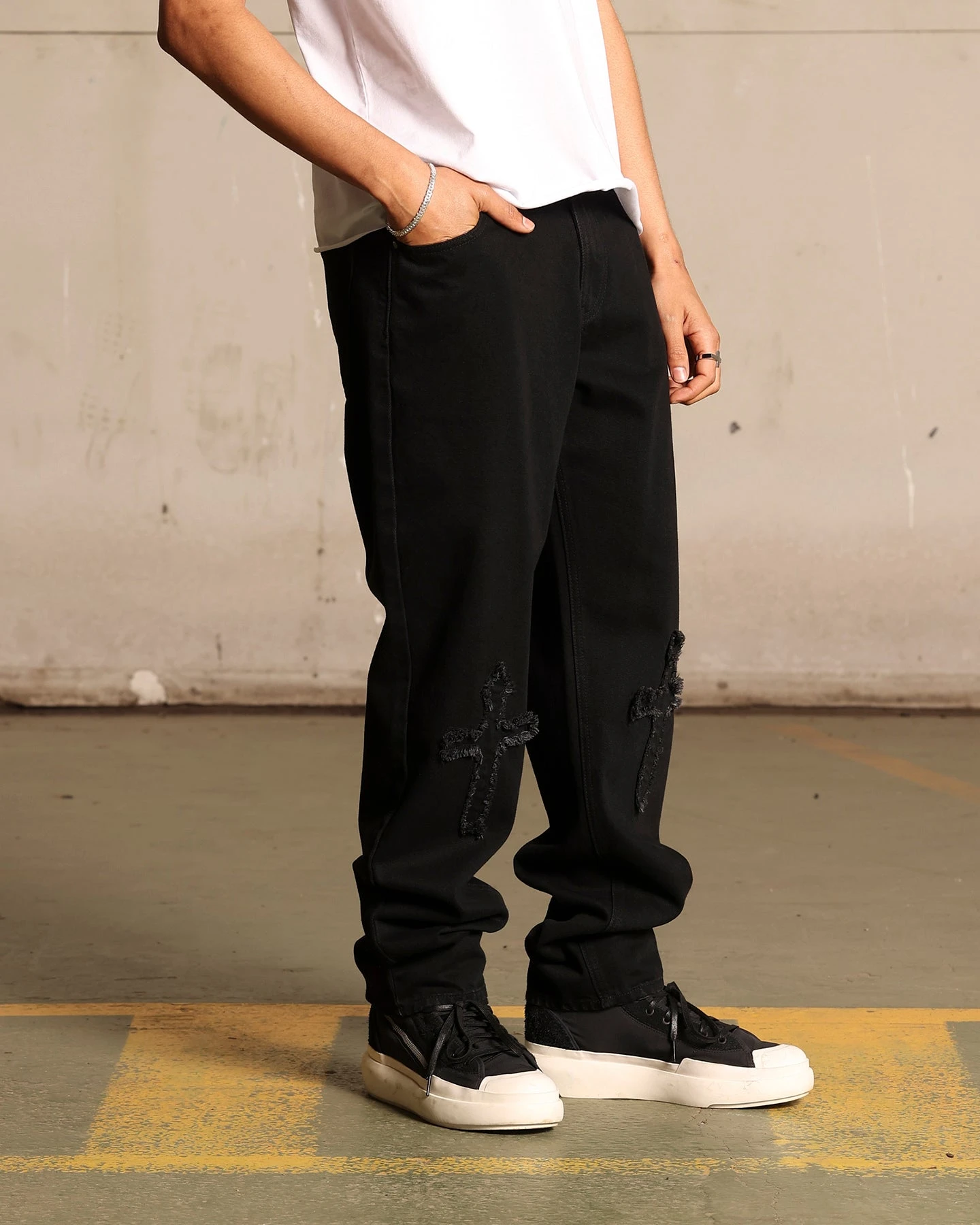 Saint Morta Muerte Jeans Black - Image 8