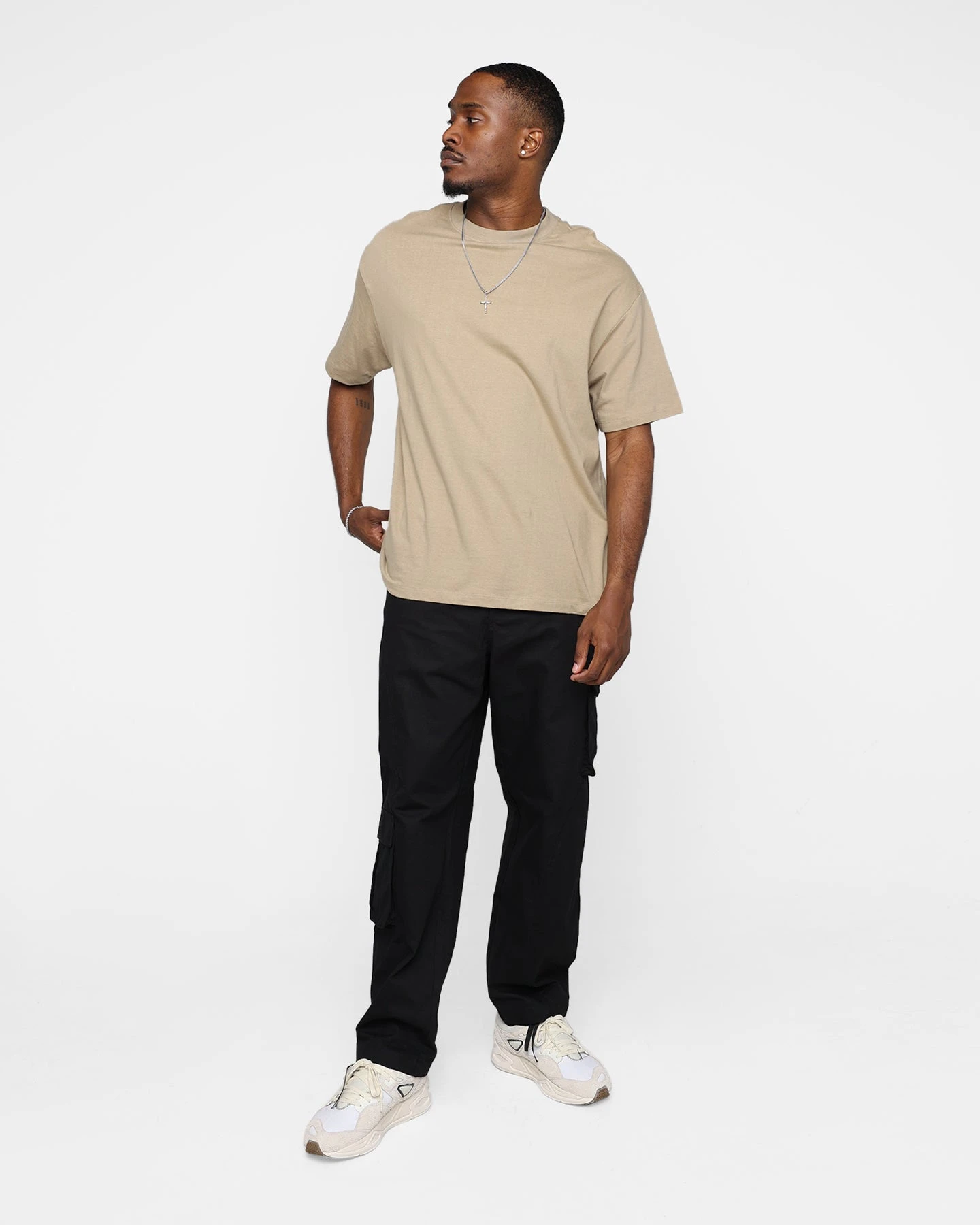 Renowned LA Renowned Lucid Raw Edge Cargo Pants Black - Image 2
