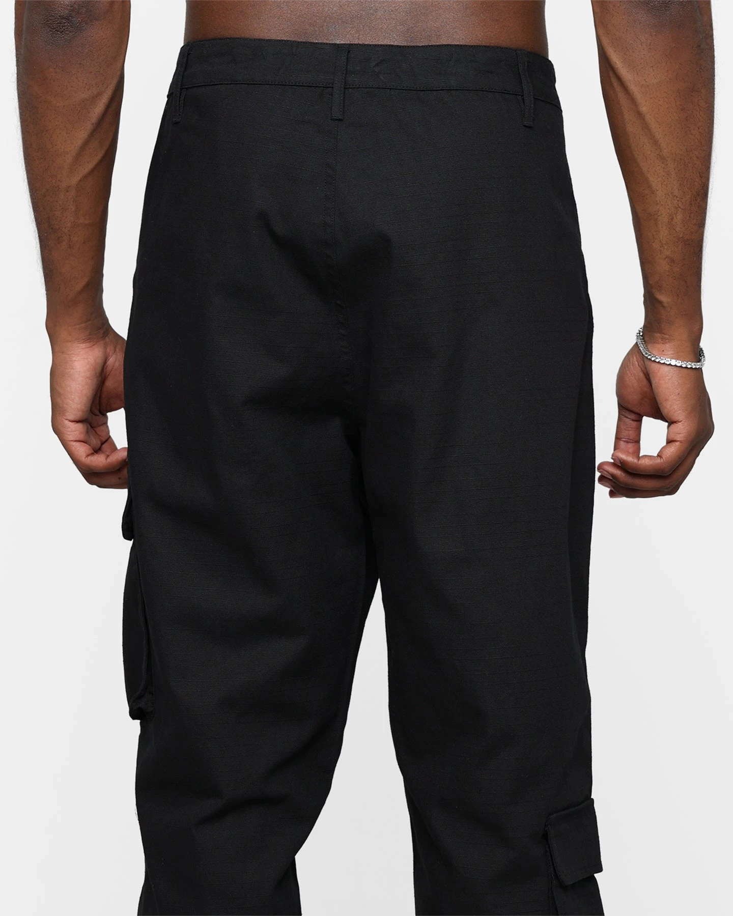 Renowned LA Renowned Lucid Raw Edge Cargo Pants Black - Image 8