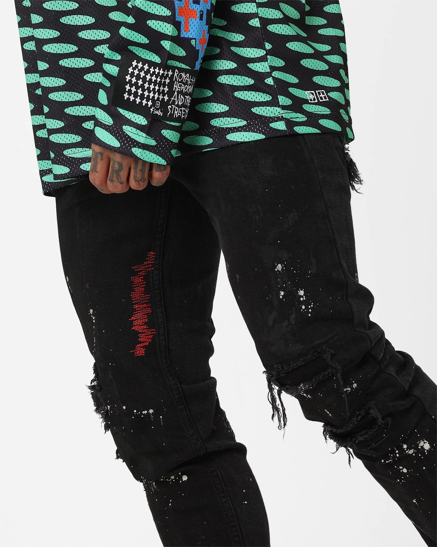 Ksubi X A$AP TyY Chitch Boneyard Jeans Black - Image 4
