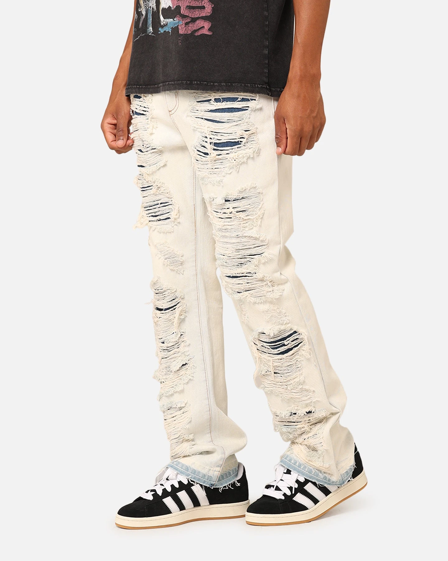 XXIII Elliot Distressed Jeans Light Blue Acid - Image 5