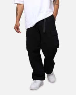 X-Large Twill Easy Cargo Pants Black