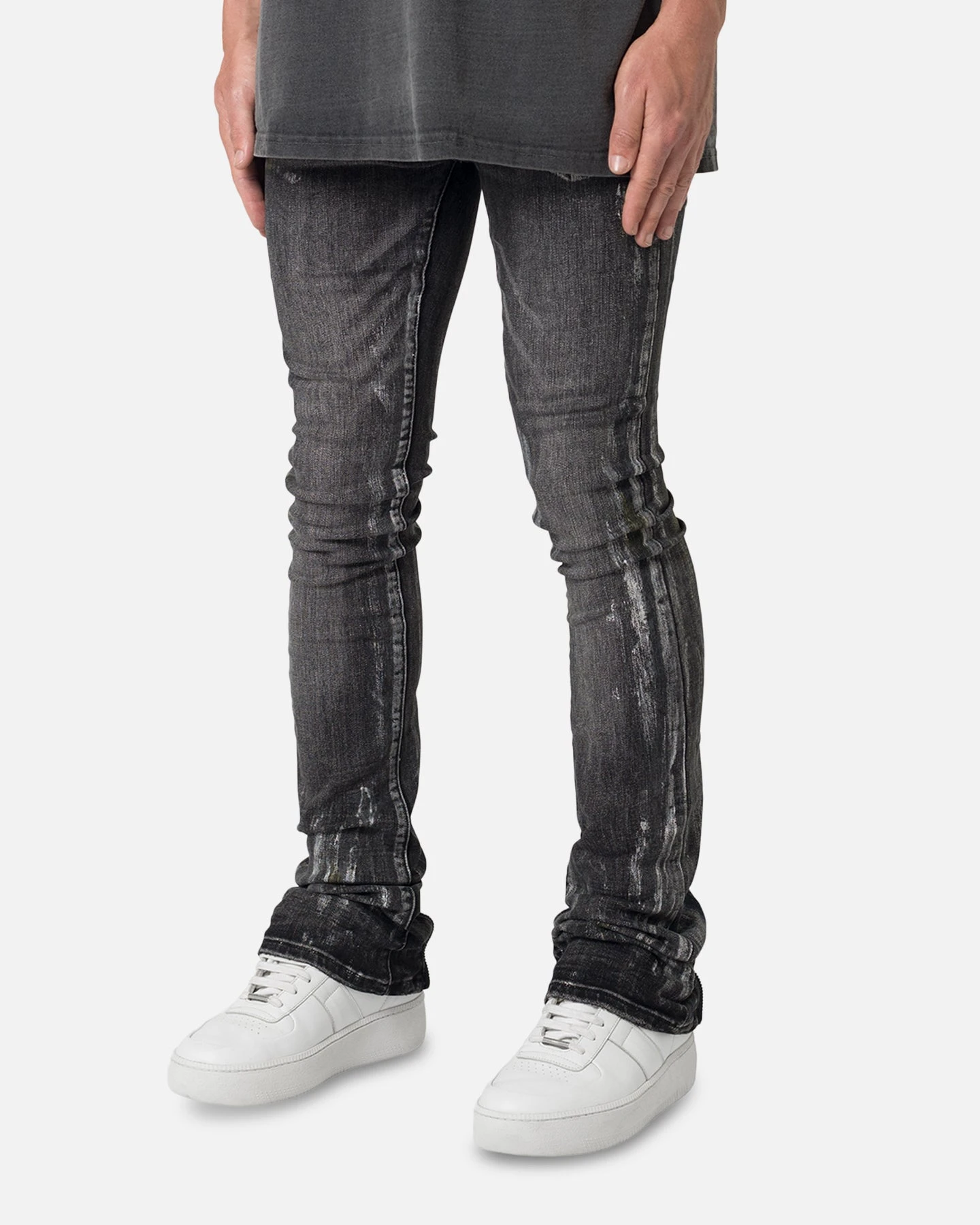 MNML X509 Convertible Denim Pants Multi - Image 2