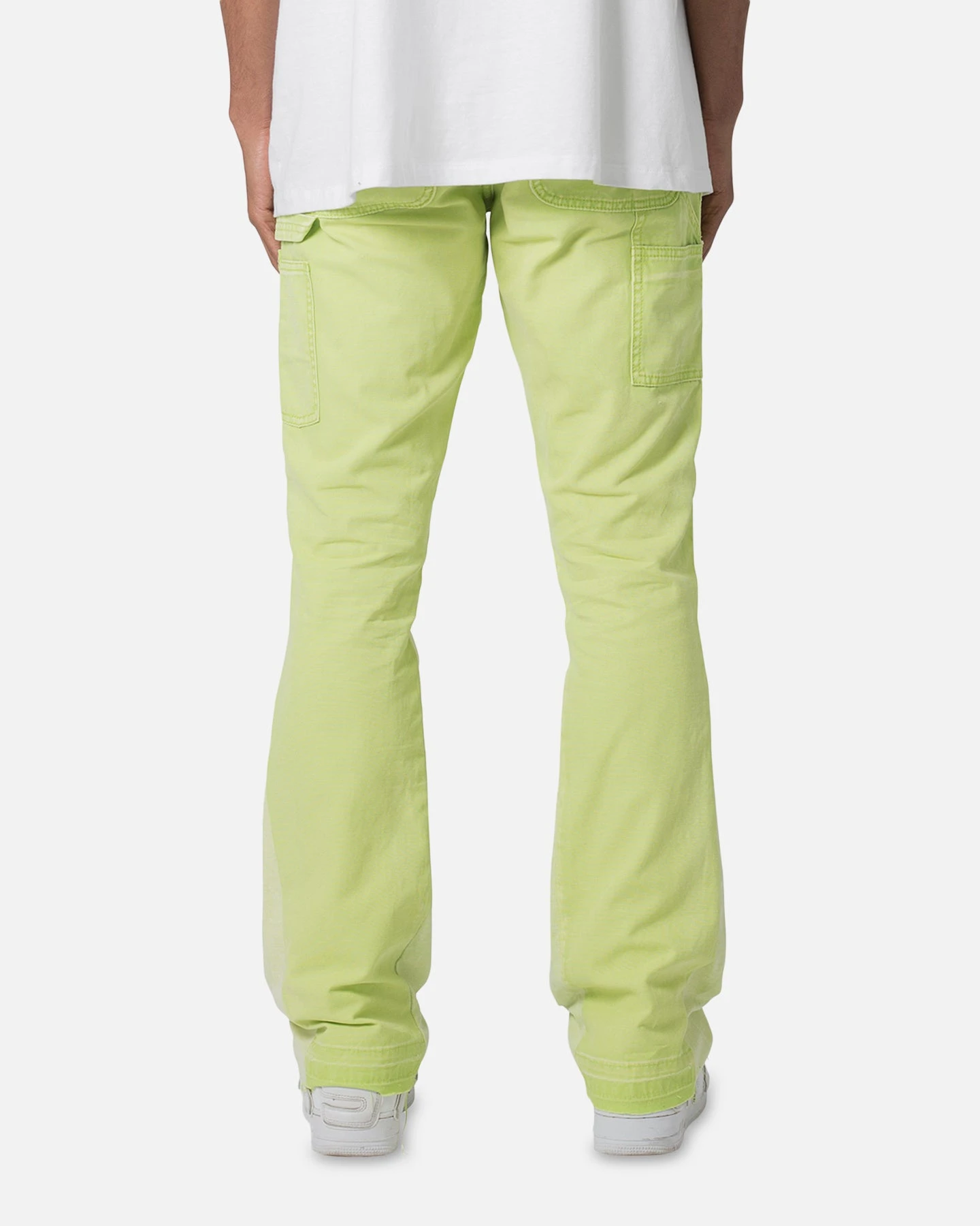 MNML B501 Flare Denim Jeans Green - Image 4