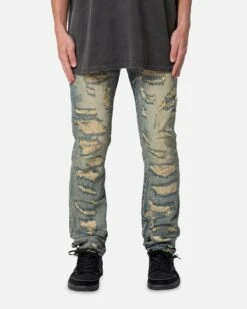 MNML D543 Straight Denim Jeans Vintage Blue