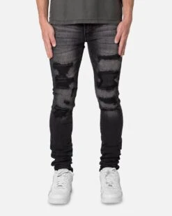 MNML X539 Skinny Denim Jeans Black
