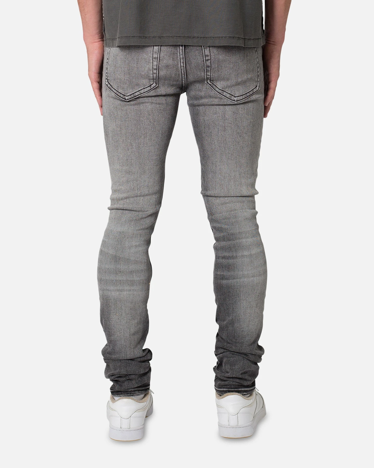 MNML X542 Skinny Denim Jeans Black - Image 4
