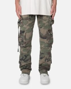 MNML D152 Cargo Pants Woodland Camo